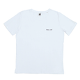Team Cat T-Shirt White/Black Stitching
